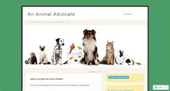 Desktop Screenshot of ananimaladvocate.com